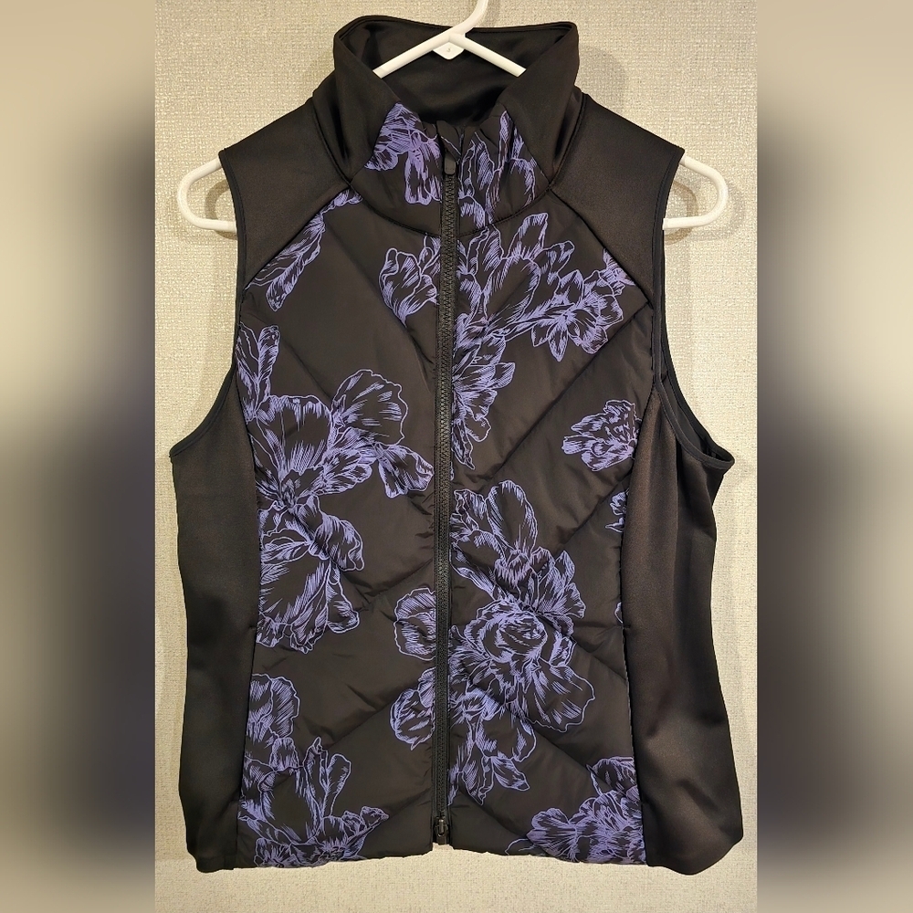 ATHLETA Inlet Reflective Vest ASTRAL BLOOM BLACK.